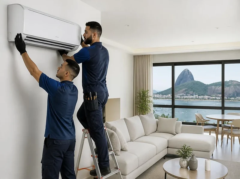 Equipe técnica Climatizza Niterói